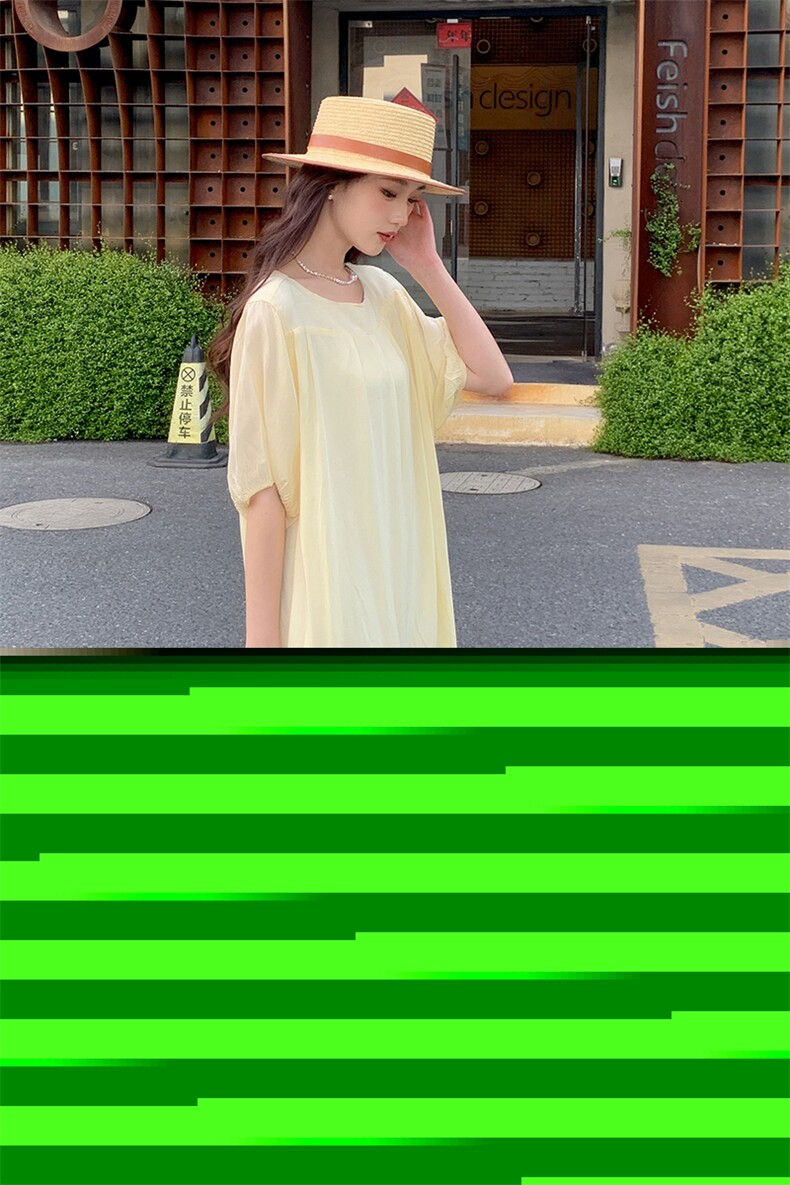 《现货新品》法式灯笼袖个性时尚连衣裙,女装连衣裙,MQ