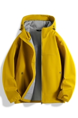 新款男女高品质户外登山服青少年学生冲锋衣夹克外套HS6611-P80，男装夹克，星座1206（原A206）