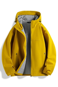 新款男女高品质户外登山服青少年学生冲锋衣夹克外套HS6611-P80图片