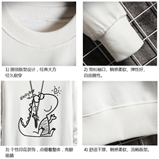 S6172-P28加绒款-P33秋季圆领卫衣男大码韩版宽松长袖外套网格，男装卫衣，电商A040A