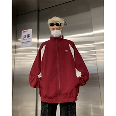 秋季新款港风美式复古高密塔丝隆双层立领夹克外套男JK1269-P65，男装夹克，星座313A(原308A-2)