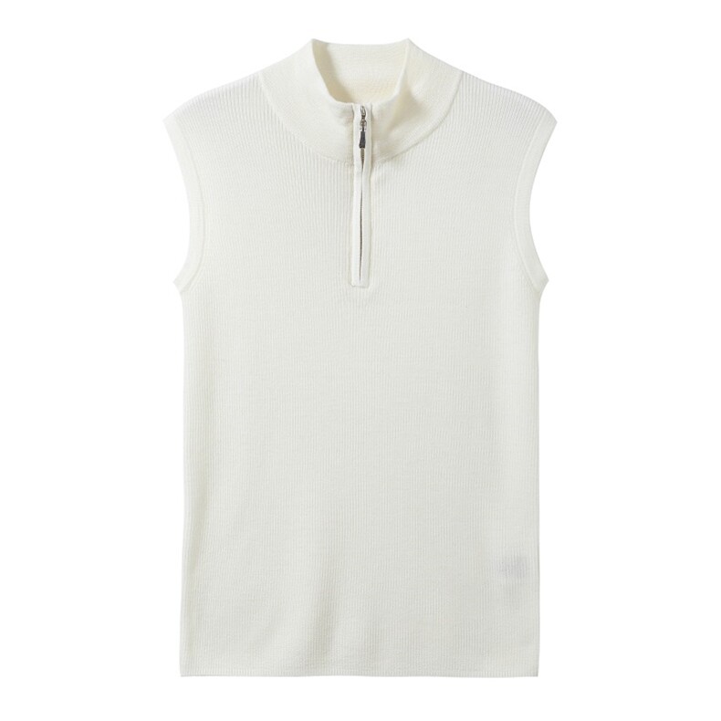 精纺扬子纱超细精纺羊毛新款无袖短袖，女装T恤，杭跃羊绒