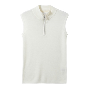 精纺扬子纱超细精纺羊毛新款无袖短袖,女装T恤,杭跃羊绒