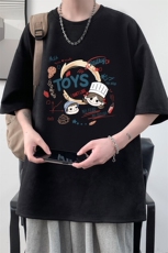 麂皮绒短袖t恤男大码半袖男JD82385-P25，男装T恤，电商A040