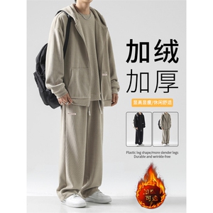 休闲加绒加厚套装重磅条绒三件套 SJT869-常规特批176加绒特批206图片