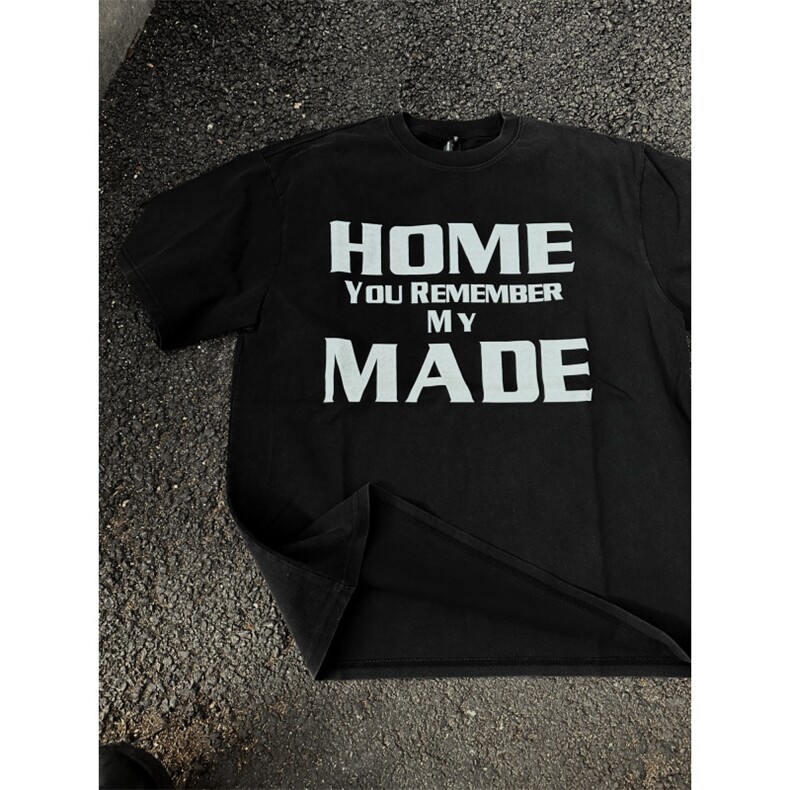 2026春夏260G新款百搭英文印花短袖T恤D328-6T1102-P25，男装T恤，电商D328