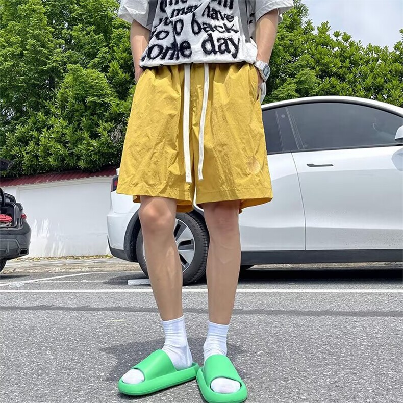 短裤男夏季2025新款夏季休闲时尚短裤男冰丝裤男速干裤男防晒运动,男装牛仔裤,星座1210-1