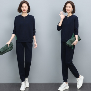 中年妈妈卫衣女2025春秋季新款宽松休闲运动服洋气减龄
