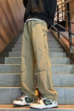 春秋现货伐木工装牛仔裤男宽松直筒GK07-P55-限价68，男装牛仔裤，星座310A-1