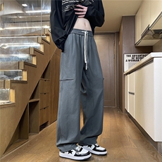 工装裤男2025新款秋季宽松直筒冲锋伞兵登山运动休闲长裤M558-P40，男装工装外套，星座509