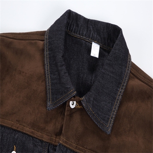 水洗牛仔外套男款春季美式痞帅上衣服宽松休闲工装夹克JK1316-P78图片