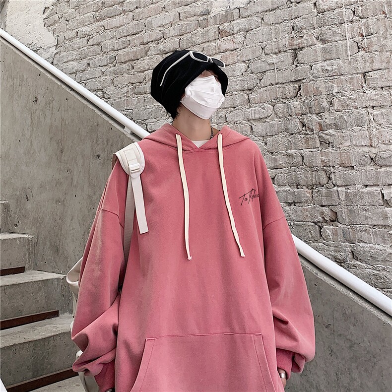 2024新款秋装复古美式水洗做旧宽松连帽卫衣301B-JB7883-P68,男装卫衣,星座301B