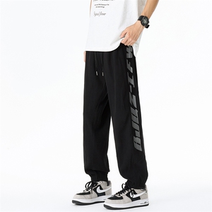 8XL-M特大码冰丝裤子男薄款工装裤美式休闲速干束脚运动裤K970P35图片