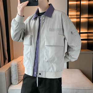 现货 春季新款工装夹克男飞行员美式上衣外套A02513-P75图片