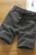 A003-K171-P20新款男装格子休闲短裤日系，男装休闲裤，电商A003