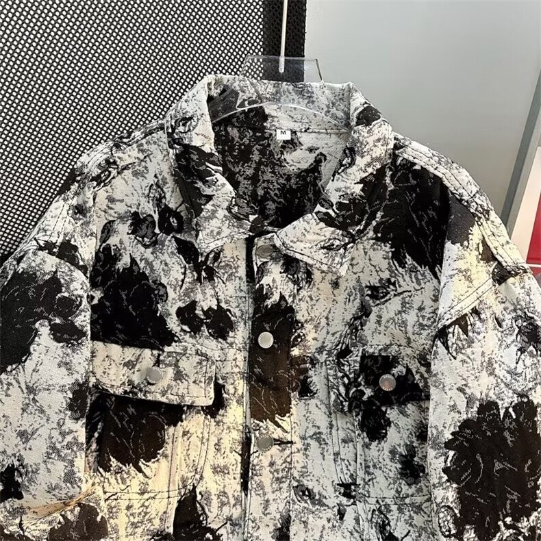 JK098抖音黑标原版牛仔高质量蓝色M-2XL,男装工装外套,星座218-1（原230）