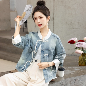 现货绣花牛仔外套A30-P135-K185图片