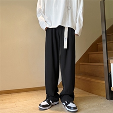 抖音品质秋装休闲裤男拖地裤D329-QM520-P60-控78送腰带，男装休闲裤，电商D329