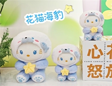 澳欢毛绒玩具厂 花猫海豹