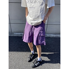 夏季美式高街冰丝hiphop运动五分工装裤短裤货号DK2428P38，男装牛仔裤，电商A063