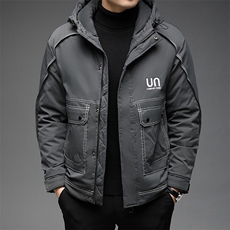 男士中年立领羽绒服休闲商务保暖加厚外套爸爸装男BJY08178-220，男装羽绒服，电商B212（原钱塘6029）