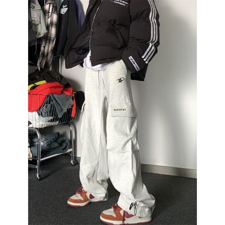 W9330-P53网图现货新款美式高街宽松大口袋工装休闲卫裤,男装休闲裤,星座1608-2