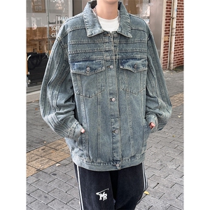 春秋痞帅外套男ins高街潮牌港风日系原宿风宽松夹克JK02578-P75图片