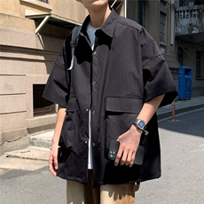 日常日系青春流行简约潮流标准衬衫男新款JC308P34，男装衬衫，星座1116-2