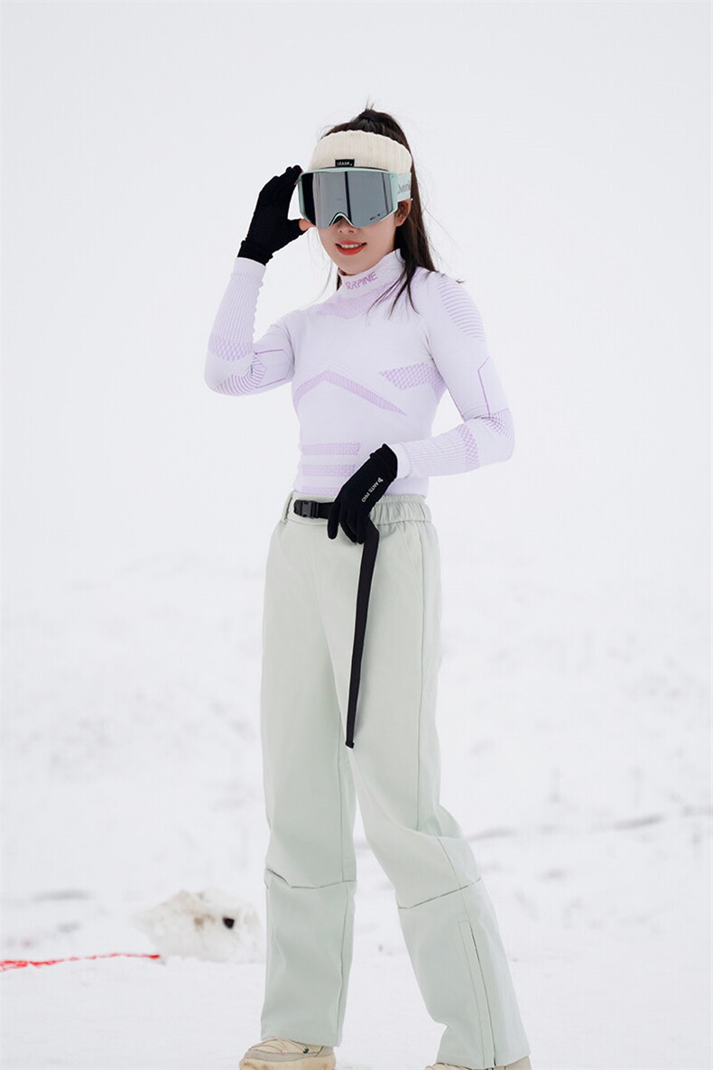 冬日多巴胺滑雪裤男女同款加绒保暖防水防寒登山裤K1002J加绒-P75,男装休闲裤,电商A001