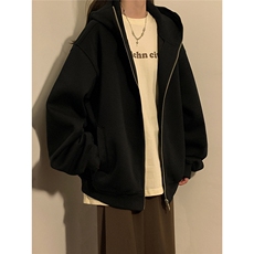 中性风！2025年春季新品港风连帽卫衣美式短款上衣女109-P68，女装卫衣/绒衫，电商C213(原B265)