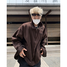 秋款男夹克衫灯芯绒领拉链口袋宽松休闲外套JK8546P77，男装夹克，星座1013-1