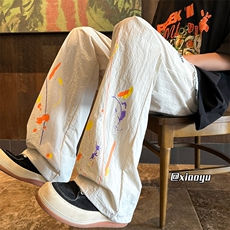 XZ616夏季新款百搭泼墨速干裤休闲长裤TY2498M-5XL特P30控58，男装休闲裤，星座512A（原616）