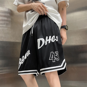 夏季男士运动短裤冰丝网格篮球发泡休闲五分裤DKV236-P30控48图片
