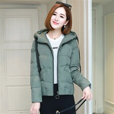 2021新款冬装女韩版大码女装宽松中长款棉服外套面包服图片