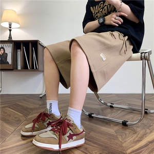2025新款春夏华夫格贴标短裤 M~5XL XZ604-DK600-P35控48图片