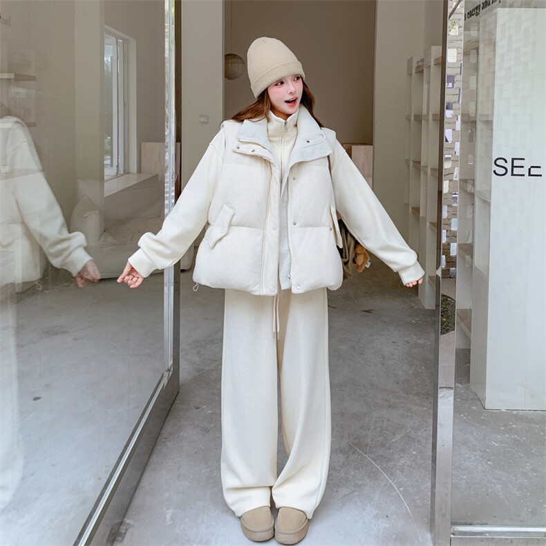 25冬新品90绒马甲三件套5562-P365-K548,女装套装/套裙,2C305