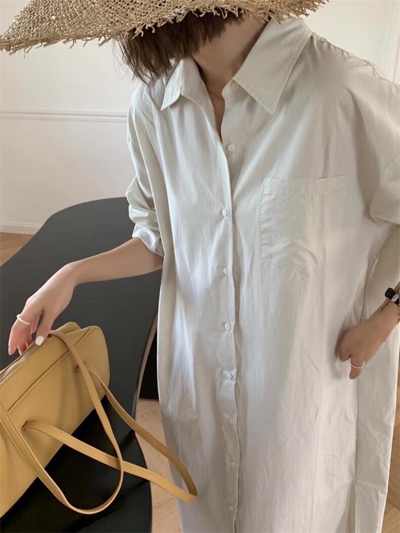 【现货】秋款长款衬衣裙单品,女装其它,CHOICE 初袖