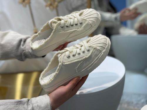 2021新款韩版时尚休闲百搭厚底帆布拖鞋，其它，她他麦