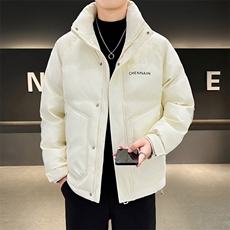 高品质立领拼接羽绒服男士冬季新款潮流帅气轻薄外套高品质男装，男装羽绒服，星座1013