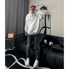 抖音得物休闲直筒牛仔裤男显显瘦宽松百搭美式复古水洗长裤AK13，男装牛仔裤，电商A443
