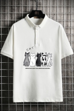 PL57100-P35翻领短袖polo衫男大码胖子半袖t恤男有领保罗衫，男装Polo衫，电商A040A