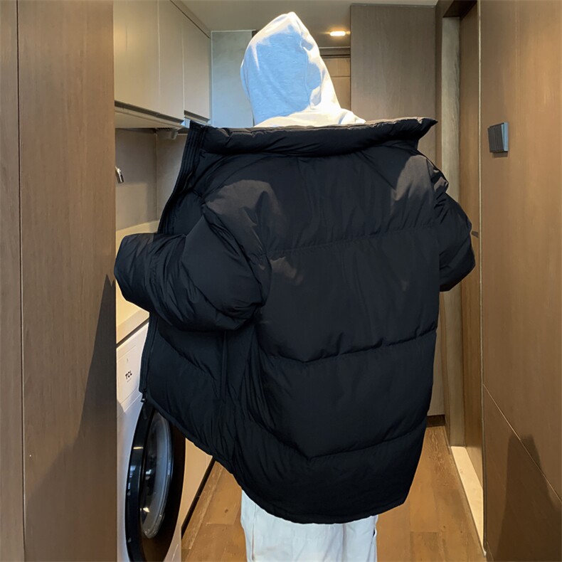 M128-P75美式宽松型刺绣立领棉衣,男装棉衣,星座1501-1