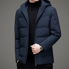 DZ8818钱塘2020-3冬季厚款商务休闲简约中年男士羽绒服货稳P255，男装羽绒服，钱塘207-3
