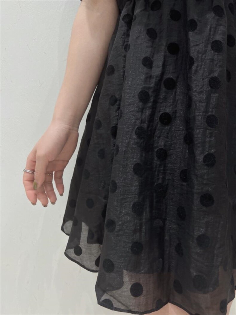 【现货】复古波点连衣裙，女装连衣裙，ONE(2F)