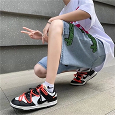 ins牛仔短裤男直筒高街潮牌网红百搭潮流帅气五分裤子DK8098-P40，男装牛仔裤，星座1008-2