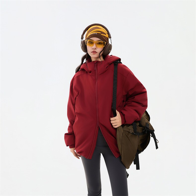 得物潮流高品质冬季连帽加绒加厚棉衣撞色棉服外套MY5568-P95,男装棉衣,星座610B-1