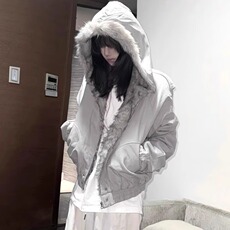 原创正品座山雕冬季棉服短宽cleanfit保暖加厚毛领外套男女，男装棉衣，星座506A