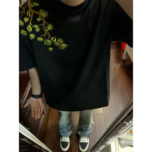 【有货】DXT988LL-特P35 cleanfit重磅刺绣短袖小领口t恤男图片