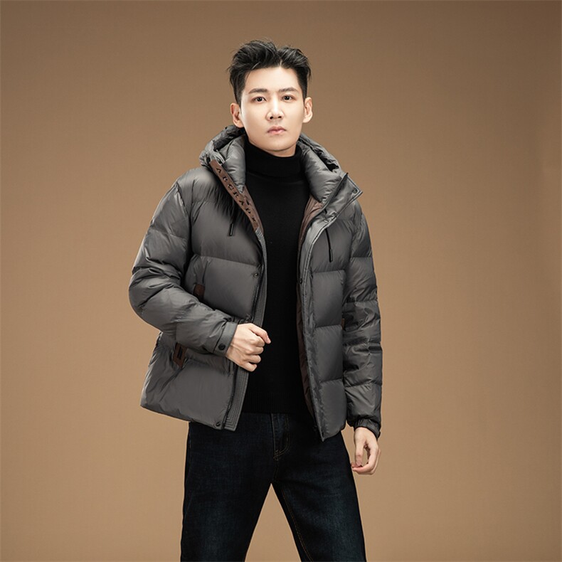 YR2410新品主推90绒帽款面包服三防面料爆火山岩蓄热羽绒服,男装羽绒服,钱塘207-1