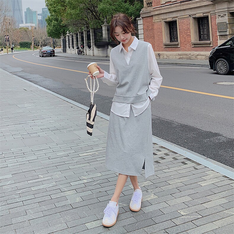 现货2024春季新品时尚休闲三件套,女装套装/套裙,天丽